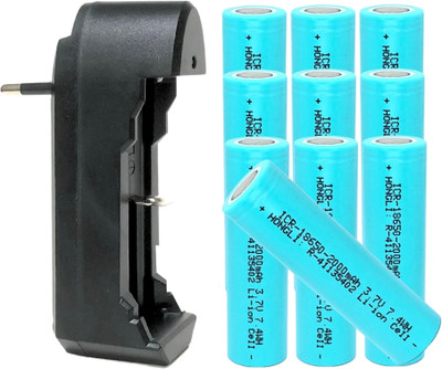 UNIXAA Adaptive Charging 1.5 A Wall Charger for Camera(Battery Charger With 10 X 2000mAh Battery)
