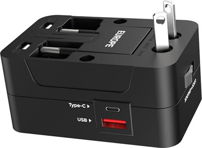 Wifton Quick Charge 2.4 A Multi-pin Wall Charger for Camera(Black)