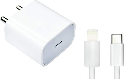 The Black Store Wall Charger for Mobile(iPhone 12|iPhone 12 Pro|iPhone 12 Pro Max | iPhone 12 Mini Adapter & Lightning, Cable Included)
