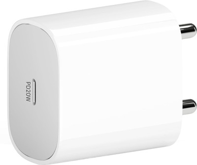 SB 20 W PD 3 A Wall Charger for Mobile(White, OriginaI i-phone 20 Watt Fast Charger PD 3.0)