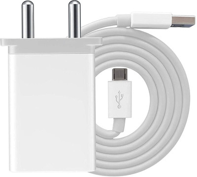 xstar 12 W Adaptive Charging 2.4 A Wall Charger for Mobile with Detachable Cable(White)