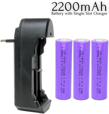 I-Birds Enterprises Quick Charge 1.5 A Wall Charger for Camera(3 X 2200mAh Battery & 1 X Black Charger)