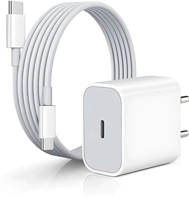 MAK 20 W PD 3.1 A Wall Charger for Mobile with Detachable Cable(White, Cable Included)