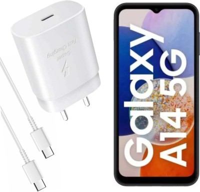 MAK 25 W HyperCharge 3 A Mobile Charger with Detachable Cable(Super Fast Charging, Compatible for Galaxy A14 5G & Other Devices, White, Cable Included)