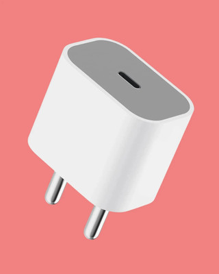 Tigerify PD 3 A Wall Charger for Mobile(20W USB-C Quick Charge Adapter For iPhone 16/16 Plus/16 Pro/16 Pro Max/16e)