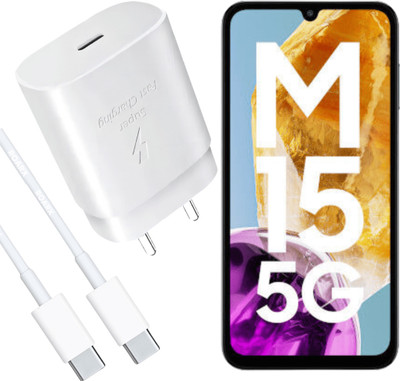 RoarX 25 W PD 3.1 A Wall Charger for Mobile with Detachable Cable(White, Superfast Charger for Samsung Galaxy M15 5g Charger Adapter, Cable Included)