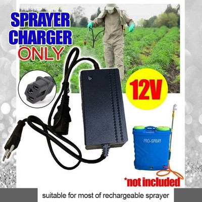 Divinext 12 Volt 1 Amp 12 Watt Battery Sprayer Charger AC DC SMPS Power Adaptor 12V 1A 12 W Adapter(Power Cord Included)