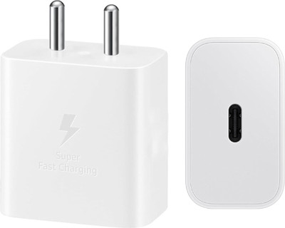 RVAT 25 W Quick Charge 3.1 A Wall Charger for Mobile(White, Cable Included)