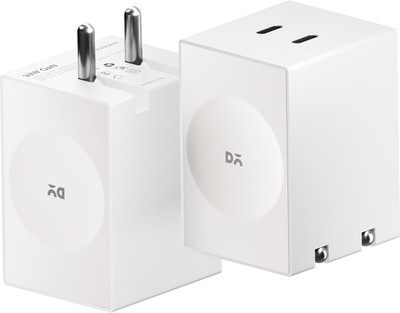 DailyObjects 33 W GaN 0.8 A Wall Charger for Mobile(White)