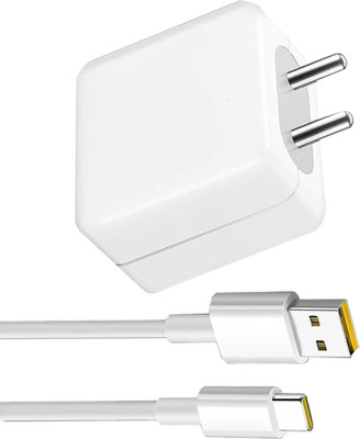 VOLTDIC 67 W SuperVOOC 6.5 A Wall Charger for Mobile with Detachable Cable(White, Cable Included)