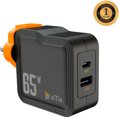 xiTix 3 A Wall Charger for Mobile(Black)