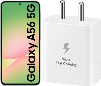 Sthetik 25 W Supercharge 3 A Wall Charger for Mobile(Super Fast Charging Compatible for Galaxy A56 5G & Other Devices, White)