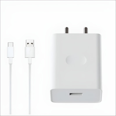 zingzone 80 W SuperVOOC 6 A Wall Charger for Mobile with Detachable Cable(White, Cable Included)