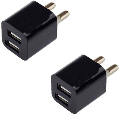 DRUMSTONE 2.1 A Dual Port Mobile Charger(Black)