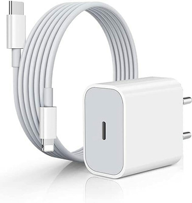 The Black Store Wall Charger for Mobile(White, Cable Included)