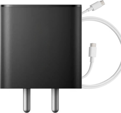 AVEVOUR ORIGINAL 65 W GaN 6 A Wall Charger for Mobile with Detachable Cable(Black, Cable Included)