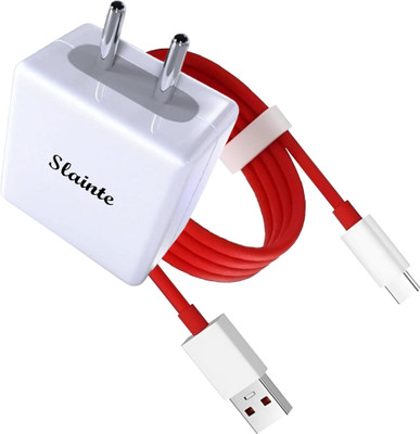 slainte 80 W SuperVOOC 6 A Wall Charger for Mobile with Detachable Cable(White, Cable Included)