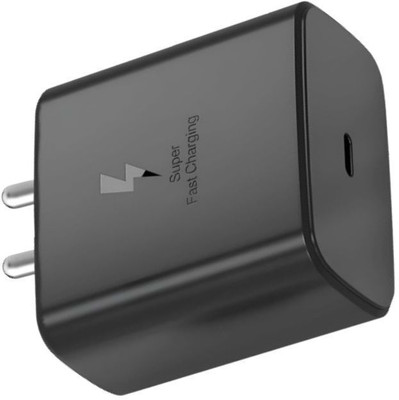 MAK 45 W Quick Charge 5 A Wall Charger for Mobile(Black)