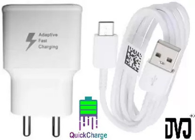 DVJ 15 W Qualcomm 3.0 Wall Charger for Mobile with Detachable Cable(FOR SAMSUNG S10 Lite /F62 /A71 /M31 /F22 / F13, A14 5G / M13 5G, Cable Included)