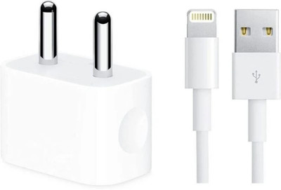 Mobtech 5 W 1 A Wall Charger for Mobile with Detachable Cable(Multicolor, Cable Included)