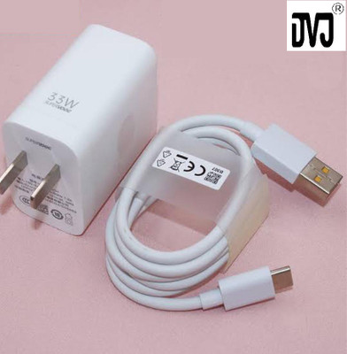 DVJ 33 W SuperVOOC Wall Charger for Mobile with Detachable Cable(FOR OPPO RENO3 / RENO3 PRO / RENO4 PRO / RENO5 PRO / RENO6 / RENO6 PRO, Cable Included)