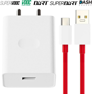 RoarX 33 W SuperVOOC 6 A Wall Charger for Mobile with Detachable Cable(White, Cable Included)