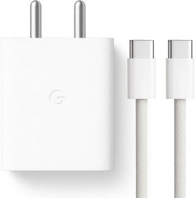 shopbucket 30 W Quick Charge 5 A Wall Charger for Mobile with Detachable Cable(White, Cable Included)