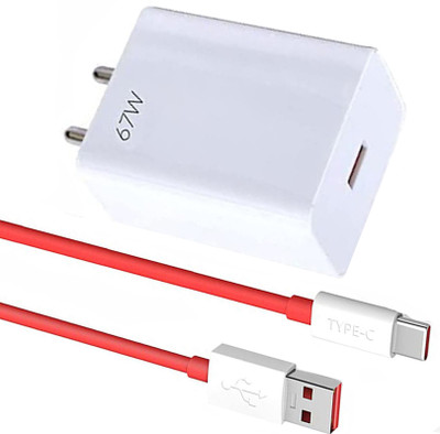 ultraRAP 67 W SuperVOOC 6 A Wall Charger for Mobile with Detachable Cable(White, Red, Cable Included)