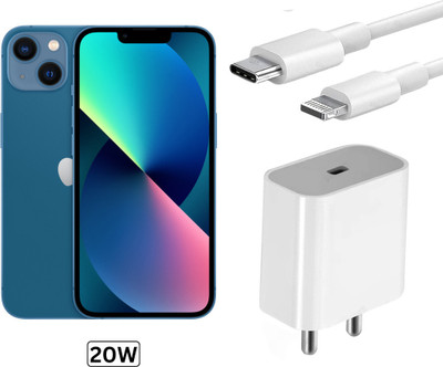 MAK 20 W Adaptive Charging 3.1 A Wall Charger for Mobile with Detachable Cable(White, Cable Included)
