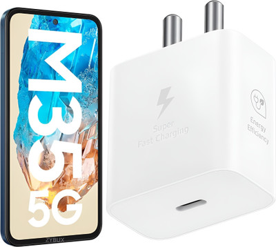 Zybux 25 W GaN 3 A Wall Charger for Mobile(for samsung galaxy M35 Mobile 5g - White)