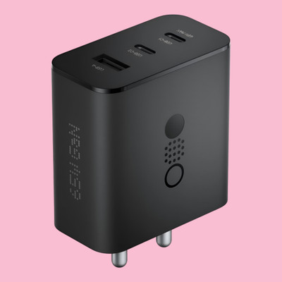 UXE GaN 3 A Multi-pin Wall Charger for Mobile(SUPER FAST CHARGER FOR NOTHING PHONE 2/2A/1 ,[1R] BLACK)