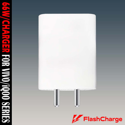 Safa 66 W Quick Charge 6 A Wall Charger for Mobile(White, 66W FlashCharge For VIVO / iQOO Models)