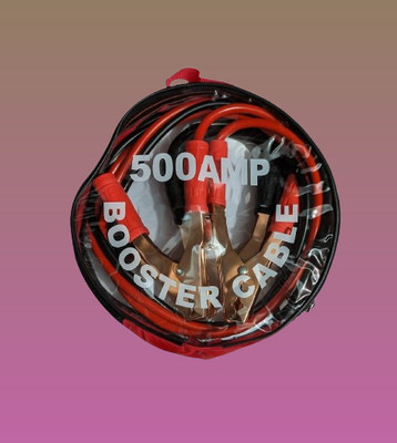 Qyxon 500amp550 6.3 ft Battery Jumper Cable(Pack of 1)