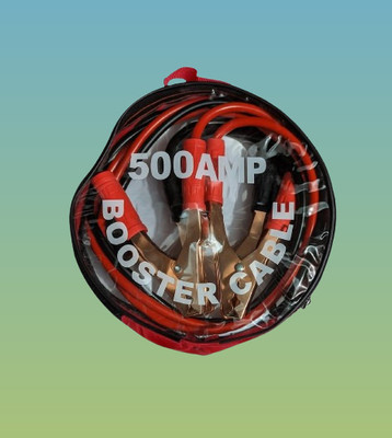 Quevon 500amp525 6.3 ft Battery Jumper Cable(Pack of 1)