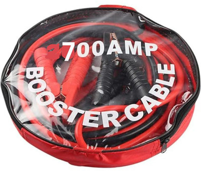 zyriex Jumper Cable Booster Cable car Battery Charger 700-Amp 7 ft Battery Jumper Cable
