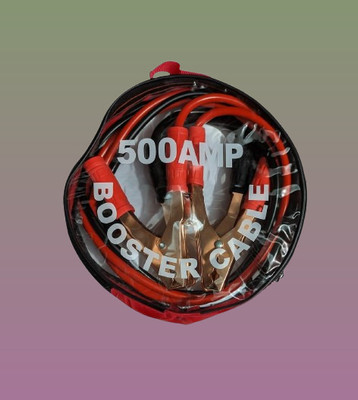 juggaris 500amp555 6.3 ft Battery Jumper Cable(Pack of 1)