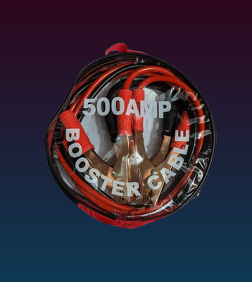 juggaris 500amp777 6.3 ft Battery Jumper Cable(Pack of 1)