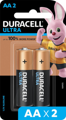 DURACELL Ultra Alkaline AA   Battery(Pack of 2)