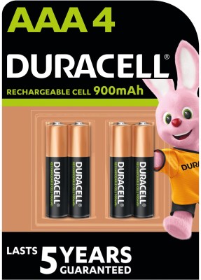 DURACELL Rechargeable AAA 900mAh  Battery(Pack of 4)