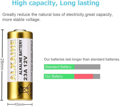 Urban Infotech 23A 12V Batteries High Voltage Cell  Used in Car ,Doorbell  Battery(Pack of 10)