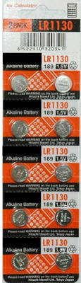 SSUO Lr1130 Ag10 189  1.5V Alkaline Button Cell  Battery(Pack of 10)