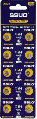 SSUO SR621 Button Cell Batteries (10 Pack) – 1.55V Silver Oxide – Also n as 364  Battery(Pack of 10)