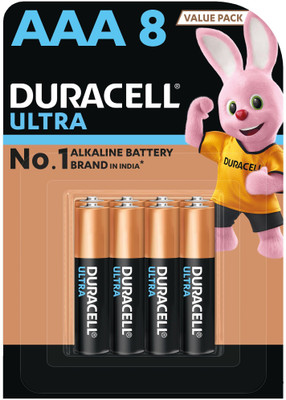 DURACELL Ultra Alkaline AAA   Battery(Pack of 8)