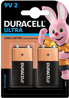 DURACELL 9V -2pcs  Battery
