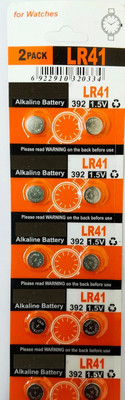 SSUO Lr41 Ag3 Lr736 392 392A 192 Sr41 Button Coin Cell   Battery(Pack of 10)