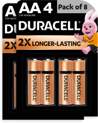 DURACELL Alkaline AA  Battery(Pack of 8)
