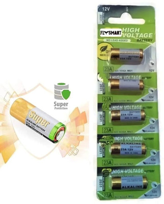 Flysmart 23a 12v gp high voltage alkaline batteries pack of 5 for remotes watches toys  Battery(Pack of 5)