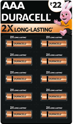 DURACELL Chota power Alkaline AAA Batteries(Pack of 10)  Battery(Pack of 10)