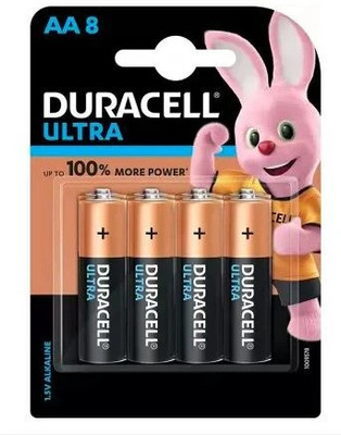 DURACELL Ultra AA8 Batteries  Battery
