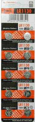SSUO Lr1130 Ag10 189 1.5V Alkaline Button Cell Batteries  Battery(Pack of 10)